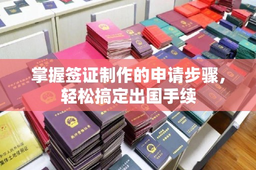 仁寿掌握签证制作的申请步骤，轻松搞定出国手续